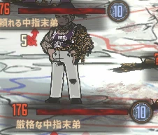 厳格な中指末弟の外見